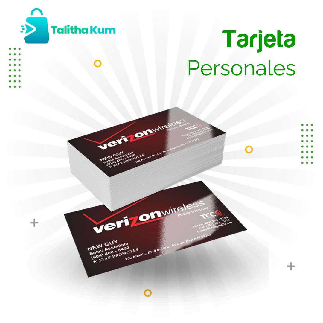 TARJETA PERSONALES